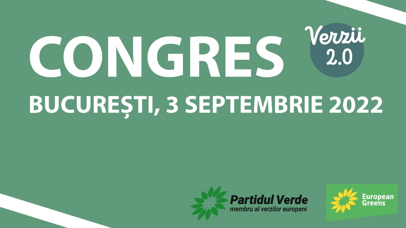 Congres Partidul Verde 3 septembrie 2022